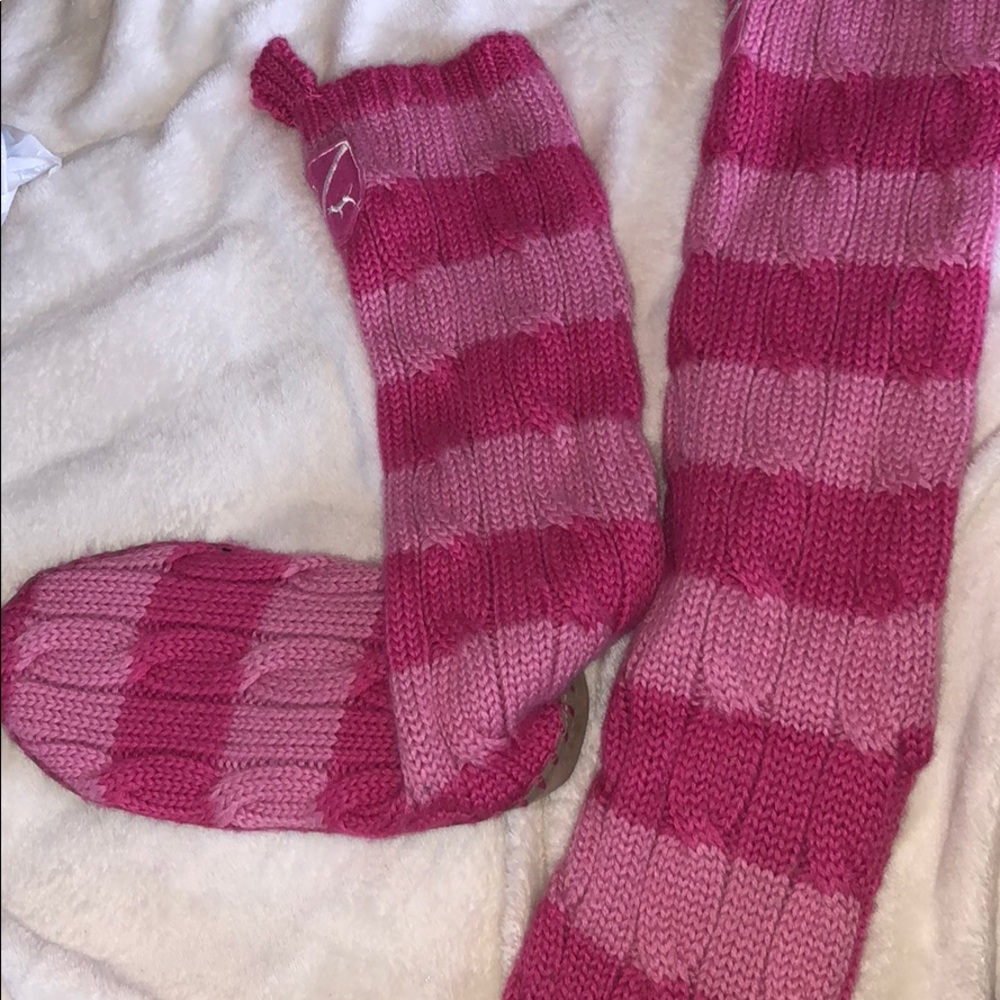 long slipper shoes.